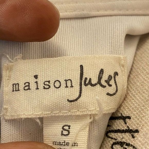 Maison Jules Sleeveless Lace Overlay Flared Dress - Picture 7 of 7